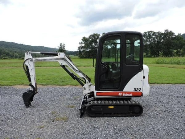 Mini-pelle Bobcat 322G occasion 2005 – 1,6t 1696h 3 godets