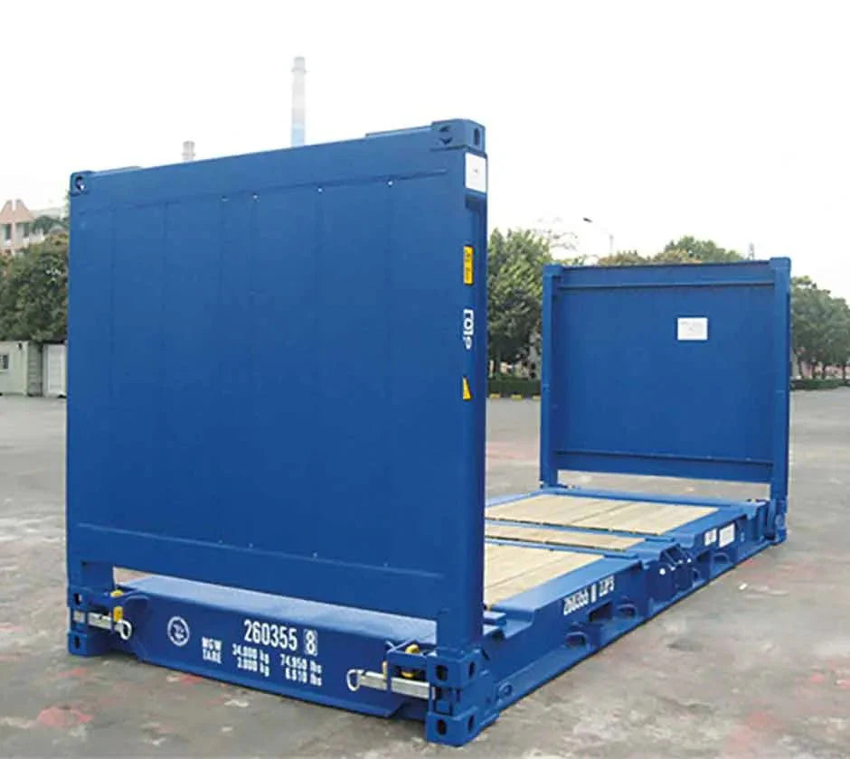 Container maritime 20 pieds Flat Rack d’occasion