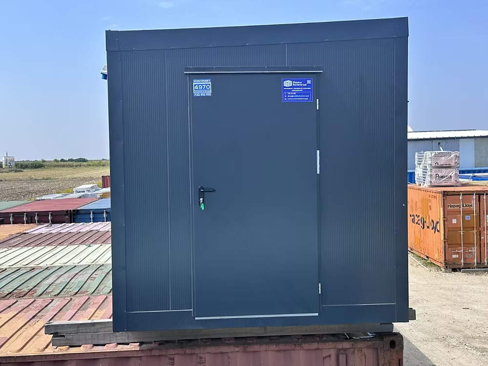 Conteneur Bureau 2,5 × 4 m – Pavillon de Sécurité Loge Gardien