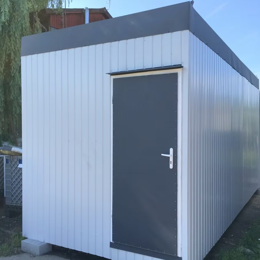 Conteneur Bureau 6 m – Sanitaires Complets (Douche, Lavabo, WC)