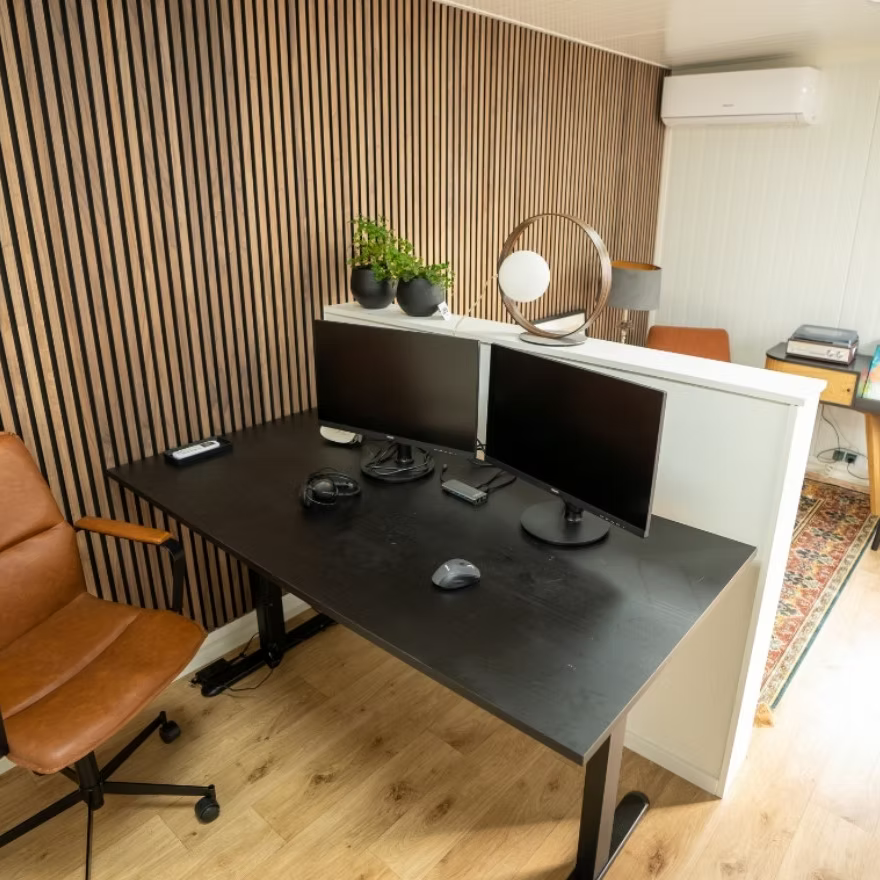 Conteneur isolé 6 × 3 m – Modèle Milan avec cuisine et toilettes