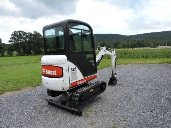 Mini-pelle Bobcat 322G occasion 2005 – 1,6t 1696h 3 godets