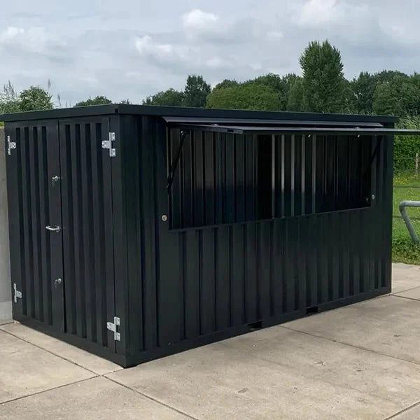 Container maritime 20 pieds aménagé – usage café&nbsp; bar snack