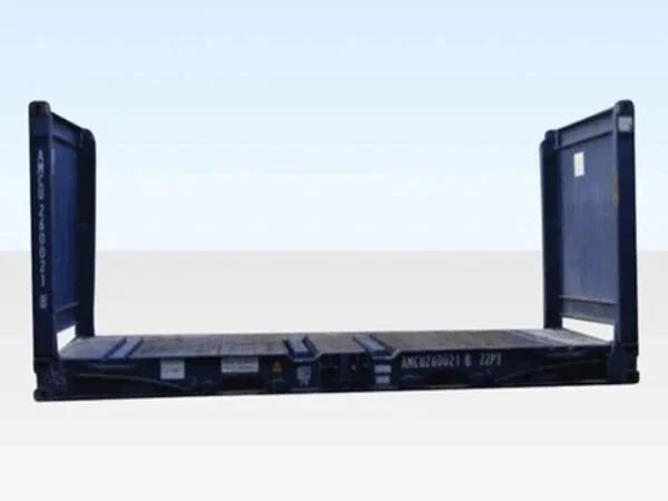 Container maritime 20 pieds Flat Rack d’occasion