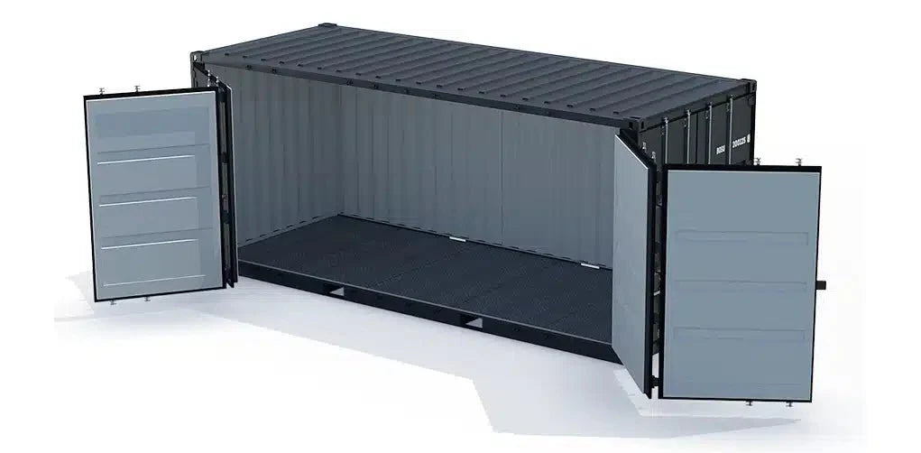 Container maritime 20 pieds Open Side d’occasion