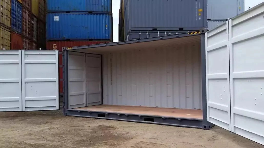 Container maritime 20 pieds Open Side d’occasion