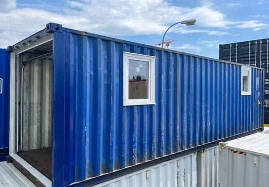 Container maritime 30 pieds d’occasion avec porte sectionnelle