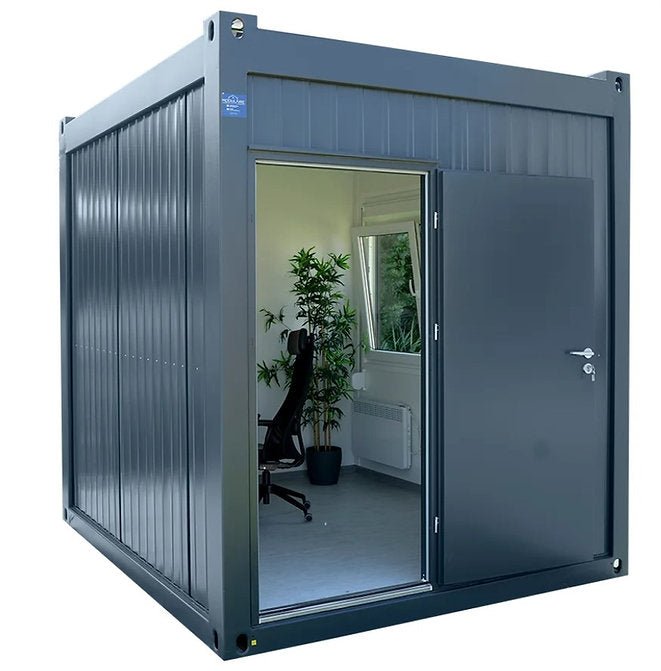 Conteneur Bureau Compact – 2,98 × 2,43 m – Local Professionnel