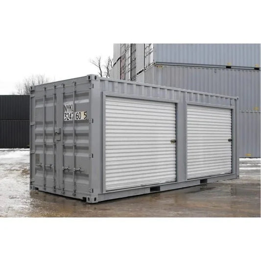 Conteneur de stockage 20 pieds avec portes roulantes
