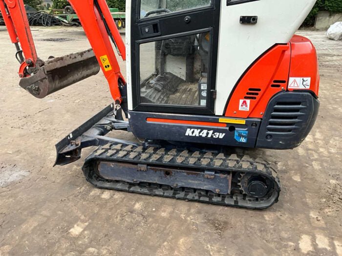 Mini-pelle Kubota KX41-3V – 1,63 t – Occasion 2005 – 3 Godets