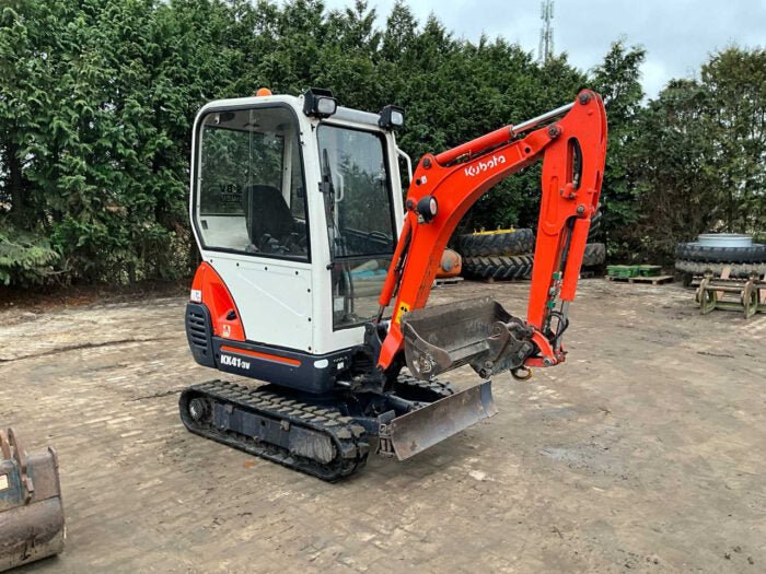 Mini-pelle Kubota KX41-3V – 1,63 t – Occasion 2005 – 3 Godets