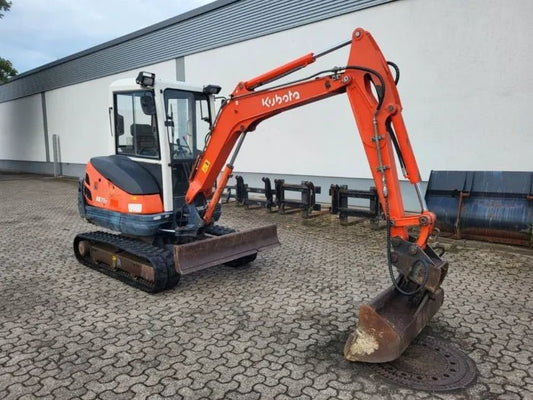 Mini-pelle Kubota KX71-3 occasion 2009 – 2,8t cabine climatisée