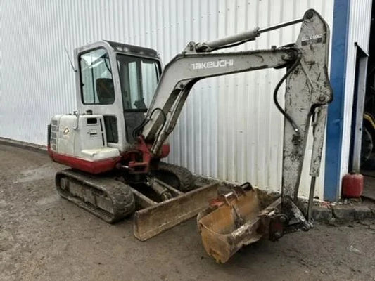 Mini-pelle Takeuchi TB125 – Cabine – Occasion 2007 – Matériel de chantier