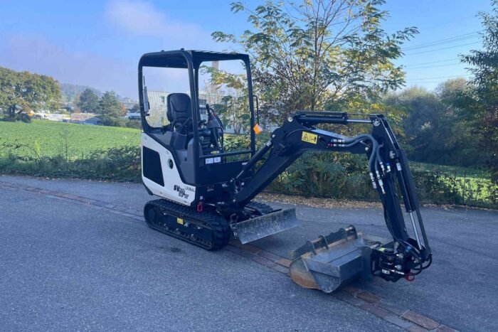 Mini-pelle Yanmar SV19 – 2 t – Occasion 2023 – 968 h – Powertilt