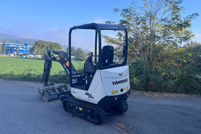 Mini-pelle Yanmar SV19 – 2 t – Occasion 2023 – 968 h – Powertilt